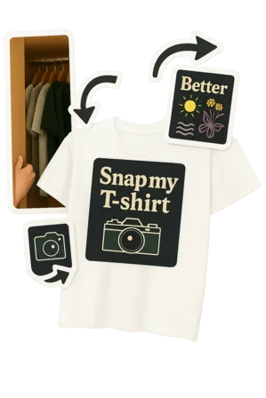 T-shirt design illustration
